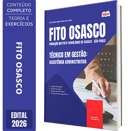 Apostila FITO Osasco 2026 Técnico em Gestão: Assistência Administrativa