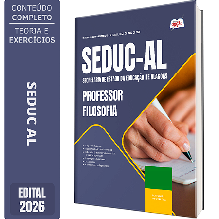 Apostila SEDUC AL 2026 - Professor Filosofia