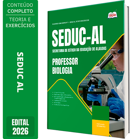 Apostila SEDUC AL 2026 - Professor Biologia