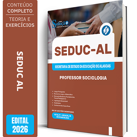 Apostila SEDUC AL 2026 - Professor Sociologia