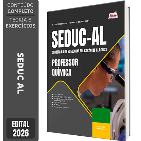 Apostila SEDUC AL 2026 - Professor Química