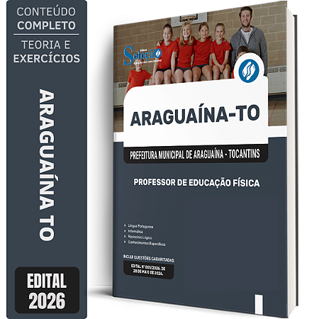 Apostila Prefeitura de Araguaína TO 2026 - Professor de Educação Física