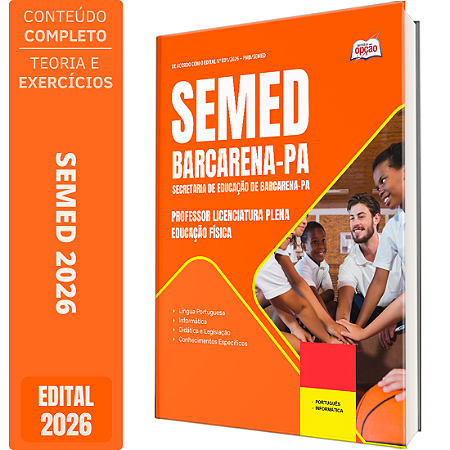 Apostila SEMED Barcarena PA 2026 Professor Licenciatura Plena - Educação Física