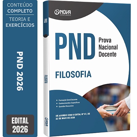 Apostila PND 2026 - Filosofia