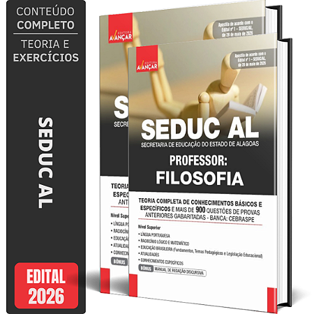 Apostila Seduc AL 2026 - Professor Filosofia