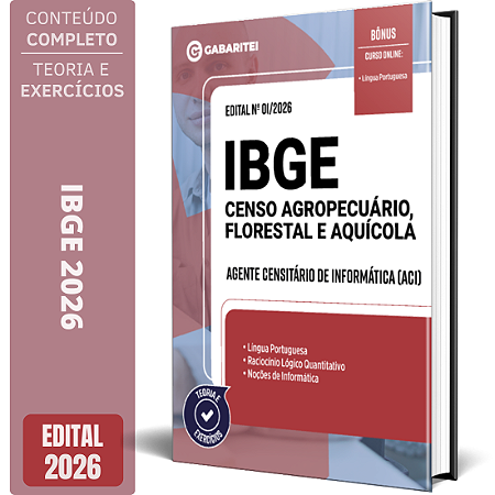 Apostila IBGE 2026 - Agente Censitário de Informática (ACI)
