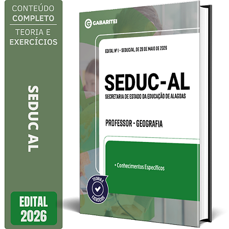 Apostila SEDUC AL 2026 - Professor Geografia