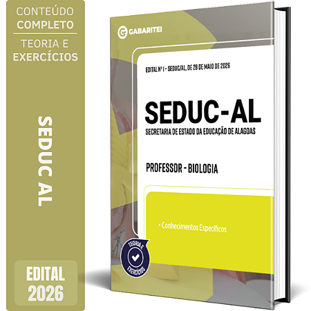Apostila SEDUC AL 2026 Professor - Biologia