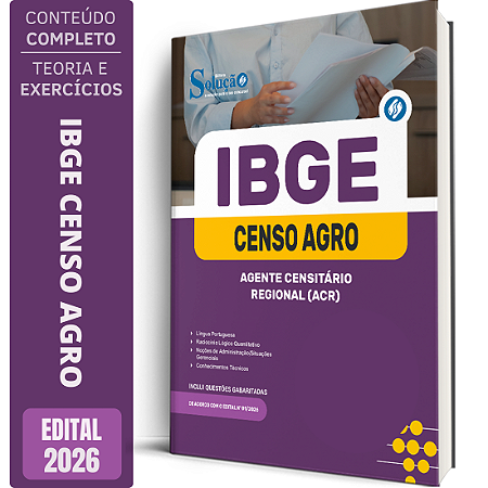 Apostila IBGE CENSO 2027 - Agente Censitário Regional (ACR)