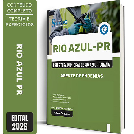 Apostila Prefeitura de Rio Azul PR 2026 - Agente de Endemias