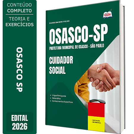 Apostila Prefeitura de Osasco SP 2026 - Cuidador Social