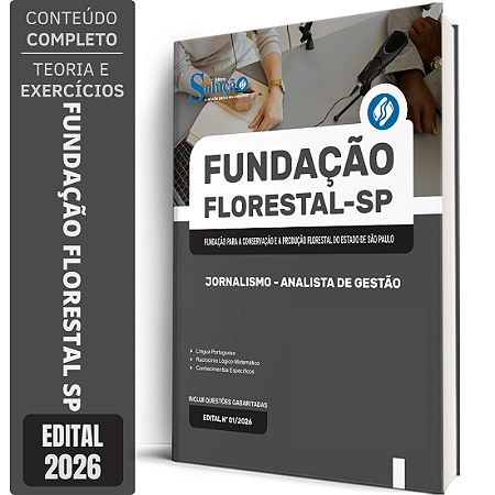 Apostila Fundação Florestal 2026 Analista de Gestão - Jornalismo