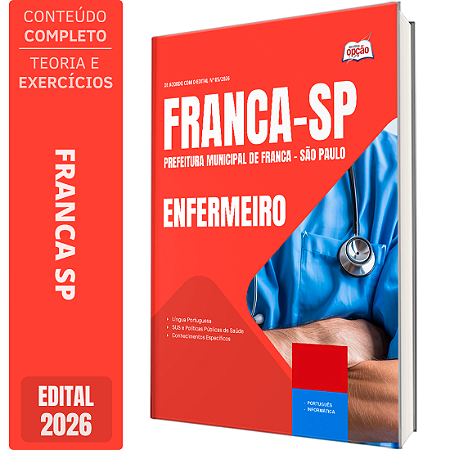 Apostila Prefeitura de Franca SP 2026 - Enfermeiro