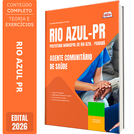 Apostila Prefeitura de Rio Azul PR 2026 - Agente Comunitário de Saúde