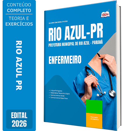 Apostila Prefeitura de Rio Azul PR 2026 - Enfermeiro
