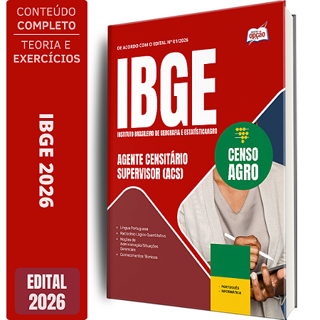 Apostila IBGE CENSO 2027 - Agente Censitário Supervisor (ACS)