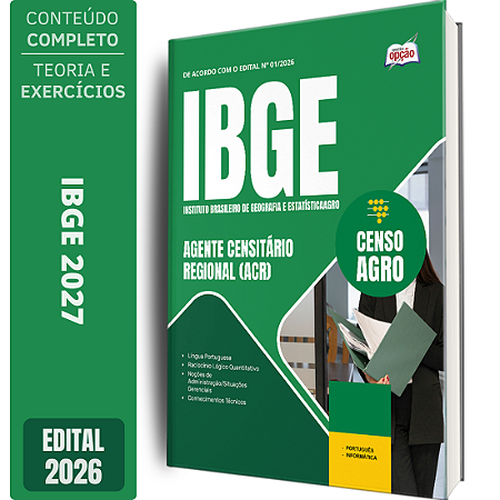 Apostila IBGE CENSO 2027 - Agente Censitário Regional (ACR)