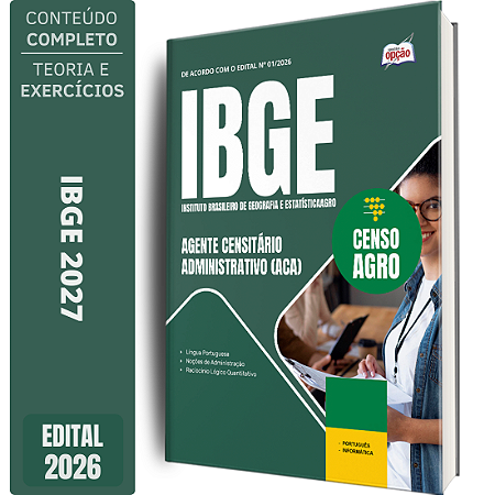 Apostila IBGE CENSO 2027 - Agente Censitário Administrativo (ACA)