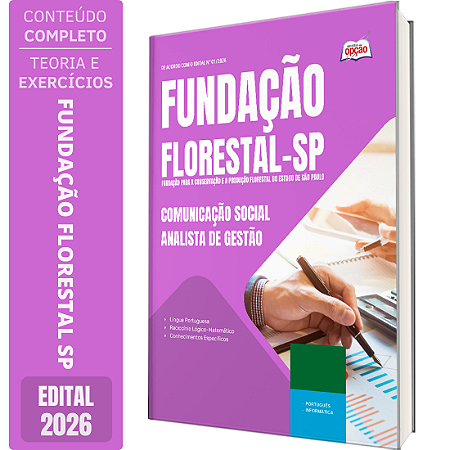 Apostila Fundação Florestal 2026 Analista de Gestão - Comunicação Social