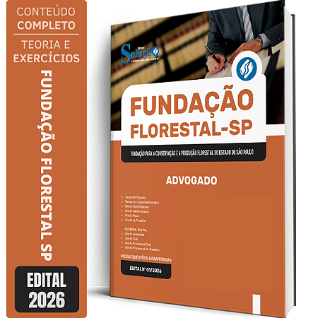Apostila Fundação Florestal 2026 - Advogado