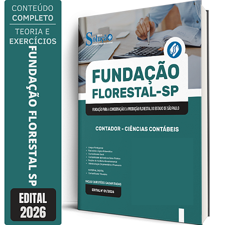 Apostila Fundação Florestal 2026 Contador - Ciências Contábeis