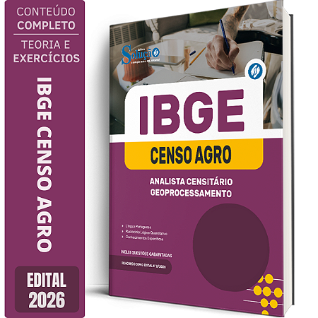 Apostila IBGE CENSO 2027 Analista Censitário - Geoprocessamento