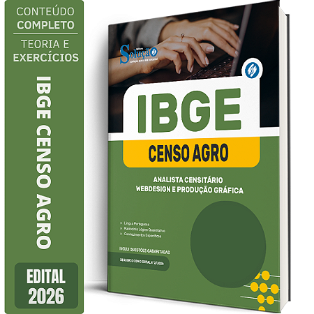 Apostila IBGE CENSO 2027 Analista Censitário - Webdesign e Produção Gráfica
