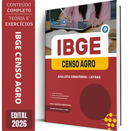 Apostila IBGE CENSO 2027 Analista Censitário - Letras