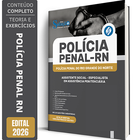 Apostila Polícia Penal RN 2026 Especialista em Assistência Penitenciária - Assistente Social