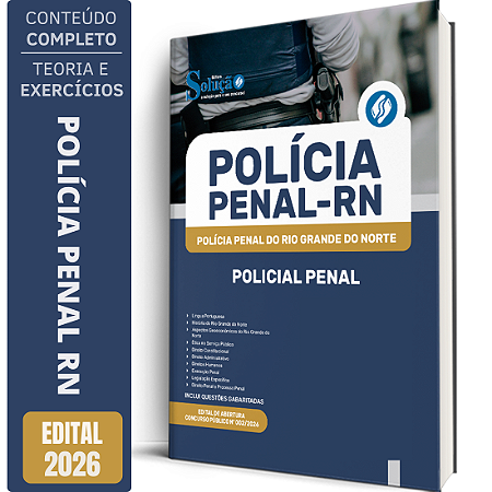 Apostila Polícia Penal RN 2026 - Policial Penal