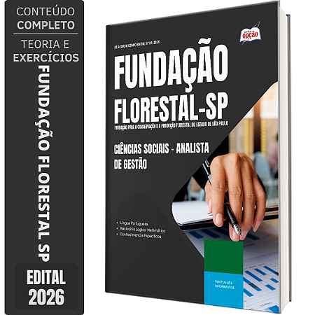 Apostila Fundação Florestal 2026 Analista Ambiental - Ciências Sociais