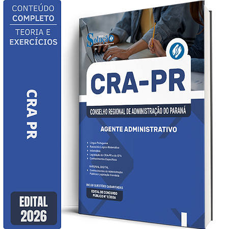 Apostila CRA PR 2026 - Agente Administrativo