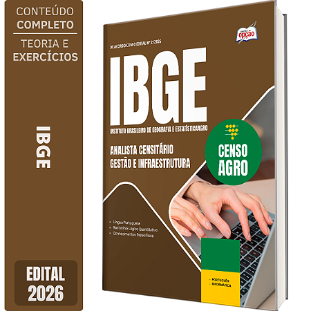 Apostila IBGE CENSO 2027 Analista Censitário - Gestão e Infraestrutura