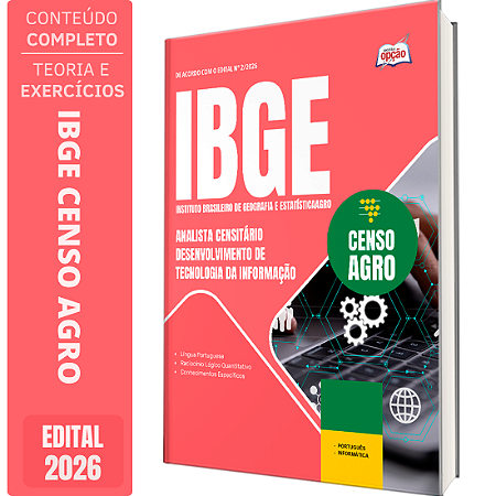 Apostila IBGE CENSO 2027 Analista Censitário - Desenvolvimento de Tecnologia da Informação