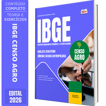 Apostila IBGE CENSO 2027 Analista Censitário - Ciências Sociais/Antropologia