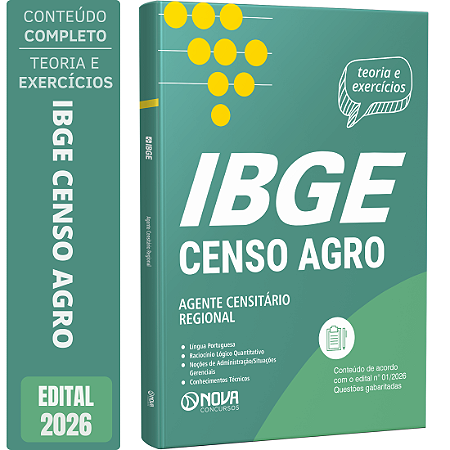 Apostila IBGE Temporário 2026 - Agente Censitário Regional (ACR)