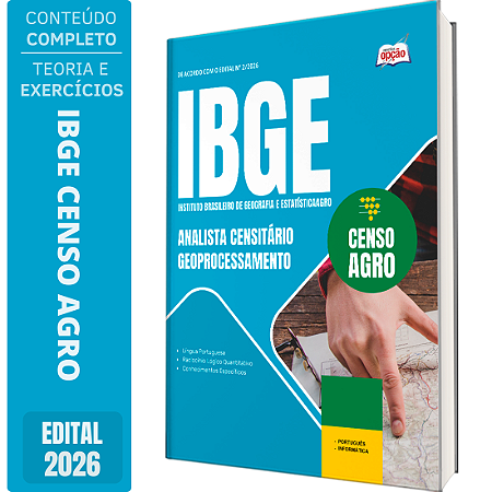 Apostila IBGE CENSO 2027 Analista Censitário - Geoprocessamento