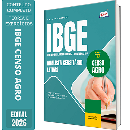 Apostila IBGE CENSO 2027 Analista Censitário - Letras