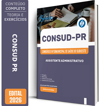 Apostila CONSUD 2026 - Assistente Administrativo