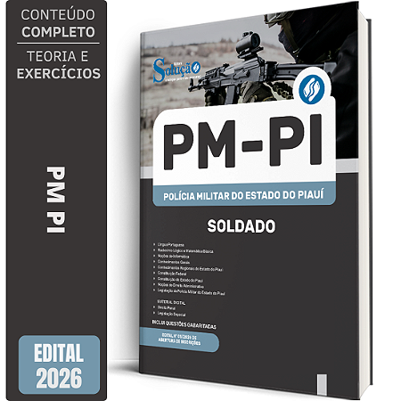 Apostila PM PI 2026 - Soldado