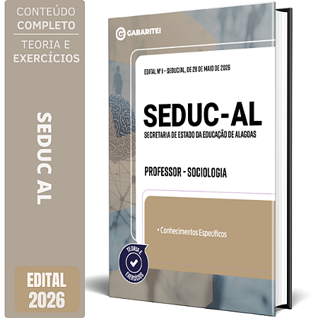Apostila SEDUC AL 2026 Professor - Sociologia