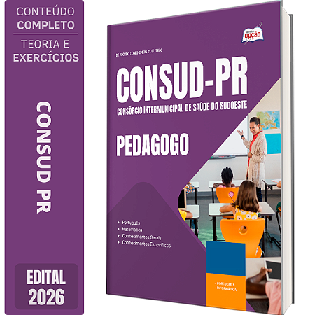 Apostila CONSUD 2026 - Pedagogo