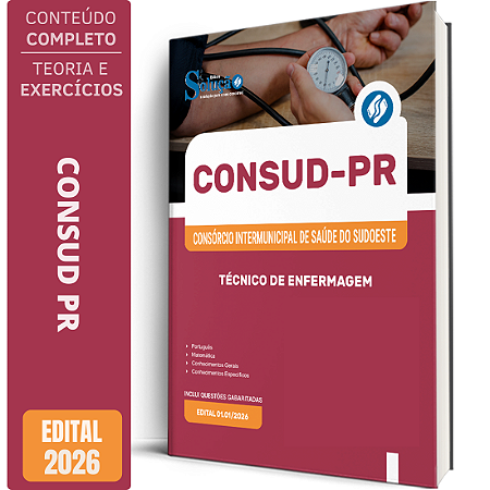 Apostila CONSUD 2026 - Técnico de Enfermagem
