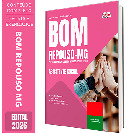 Apostila Prefeitura de Bom Repouso MG 2026 - Assistente Social