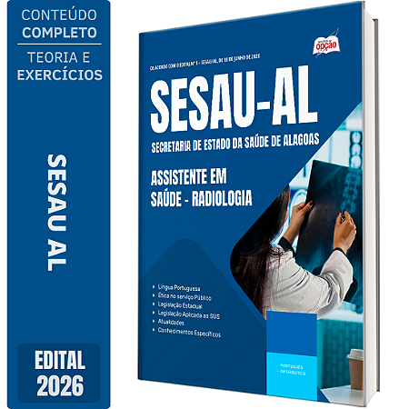 Apostila SESAU AL 2026 Assistente em Saúde - Radiologia