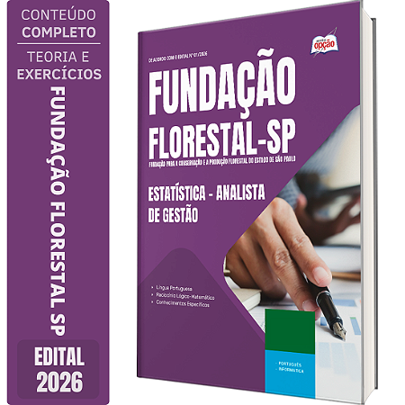 Apostila Fundação Florestal 2026 Analista de Gestão - Estatística