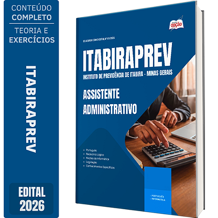 Apostila ITABIRAPREV 2026 - Assistente Administrativo