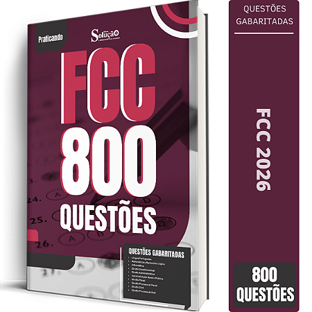 Caderno de Questões FCC - 800 Questões