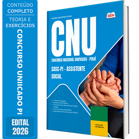 Apostila Concurso Unificado PI 2026 SASC - Agente Superior de Serviços - Assistente Social