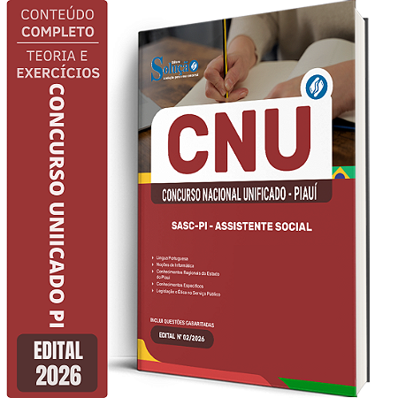 Apostila Concurso Unificado PI 2026 Agente Superior de Serviços - Assistente Social